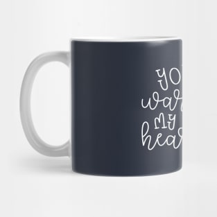 You Warm My Heart Gnome Valentines Day Cute Mug